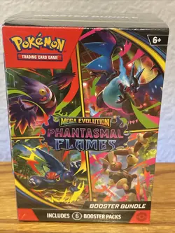 Pokemon Mega Evolution Phantasmal Flames Booster Bundle New. In Hand - Image 1