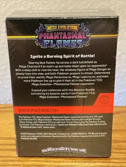 Pokemon Mega Evolution Phantasmal Flames Booster Bundle New. In Hand - Image 2