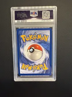 1999 POKEMON FOSSIL #20 GENGAR PSA 7 - Image 2