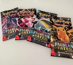 Pokemon TCG Scarlet and Violet Paldean Fates x1 Booster Pack -- Factory Sealed - Image 1