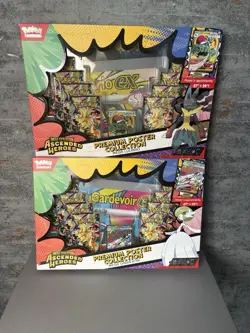 Pokemon TCG Ascended Heroes Premium Poster Collection Lucario & Gardevoir - Image 1