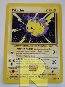 Pikachu ® Neo Genesis 70/111 ® Comune ® Pokemon ® Italiano ® Good - Image 3