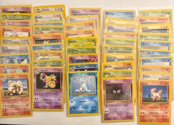 Base Set 23/102 - 69/102 - Complete Uncommon / Common Pokemon - Image 1