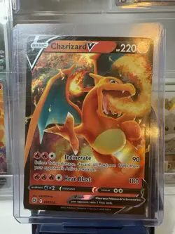 Pokemon Charizard V 017/172 Swsh09 Brilliant Stars 220 HP Ultra Rare Holo - Image 1