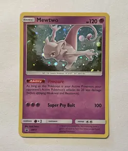 Pokemon TCG Mewtwo SM77 SM Black Star Promo NM/Mint - Image 1