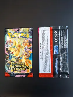 2 packs of Pokemon TCG SEALED Ascended Heroes Booster Packs brand new and sealed - Image 1