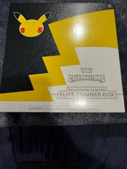 Pokemon Center Celebrations Elite Trainer Box ETB Pokemon TCG 25th Anniversary!! - Image 1