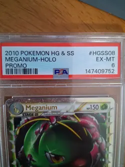Pokemon TCG Meganium Ultra Rare Holo Promo 2010 HG & SS Set HGSS08 PSA GRADE 6 - Image 3