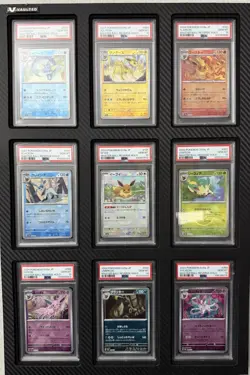 Pokemon Eevee Evolutions Master Ball PSA 10 Set - Terastal Festival - Image 1
