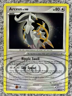 Pokemon Arceus AR5 (Normal Form) Holo Rare Arceus 2009 NM - Image 1