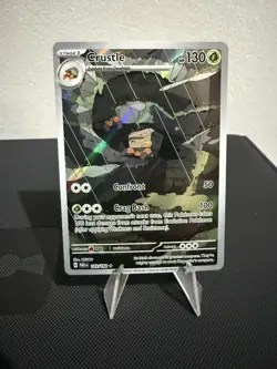 Pokemon TCG Crustle Holo Illustration Rare Card 183/182 Sv04: Paradox Rift - Image 1