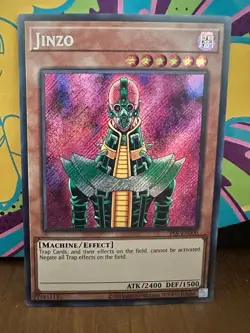 Yu-Gi-Oh Jinzo PSV-EN000 Unlimited SecretRare Pharaoh'sServant (25thAnniversary) - Image 1