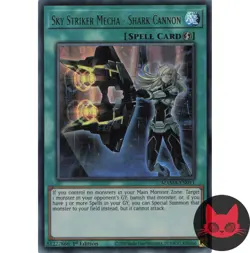 Yugioh Sky Striker Mecha - Shark Cannon MAMA-EN011 Ultra Rare 1st Edition NM - Image 1