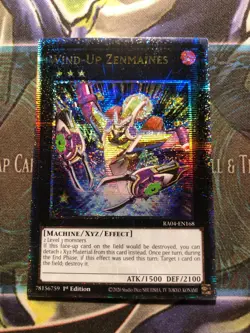 * WIND-UP ZENMAINES * 1ST EDITION QUARTER CENTURY SECRET RARE RA04-EN168 YUGIOH! - Image 1