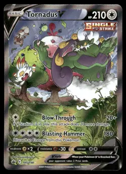 Pokemon Cards Tornadus V 185/198 Chilling Reign Rare Ultra NM - Image 1