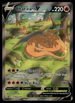 Pokemon Cards Charizard V SWSH260 Sword & Shield Promo NM *4 - Image 1