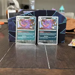 2x Gengar 050/088 Reverse Holo - Perfect Order Pokemon Card - Pack Fresh - Image 1