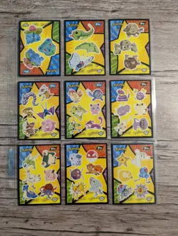 2Complete Set Insert TV 1999 Topps Pokemon Series 1 Puzzle Card vintage picture - Image 5