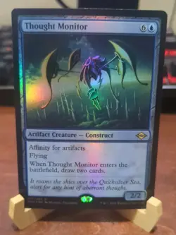 MTG: Thought Monitor FOIL #71, NM Modern Horizons 2 RARE Artifact Creature Card! - Image 1