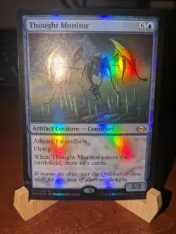 MTG: Thought Monitor FOIL #71, NM Modern Horizons 2 RARE Artifact Creature Card! - Image 2