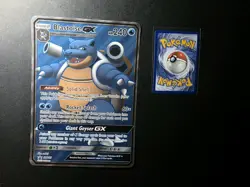 Blastoise GX - (Black Star Promos) SM189 JUMBO Card Textured Holo NM! - Image 1