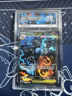 ACE 10 Mega Charizard X EX 125/094 - PERFECT SUBS - POTENTIAL PSA 10 Pokemon TCG - Image 1