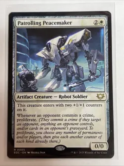 Patrolling Peacemaker Commander: Edge of Eternities #5 Rare - Image 1