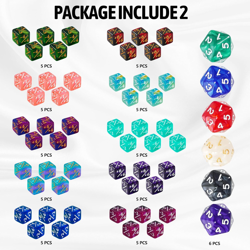 100 PCS MTG Dice Set – Ability Keyword Counters, +1/-1 Life Counter Shield Shape - Image 5