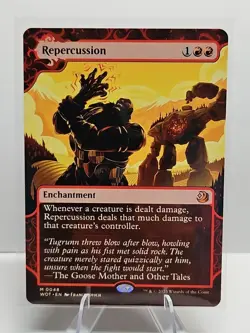 Repercussion #48 NM Wilds of Eldraine Magic The Gathering MTG - Image 1
