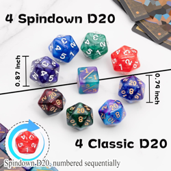 68 Pieces MTG Dice Counters Set, plus 1 Life Counter Ability Keyword Shield Toke - Image 3