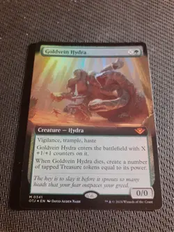 MTG Goldvein Hydra (Foil Extended Art) [Outlaws of Thunder Junction] - Image 1