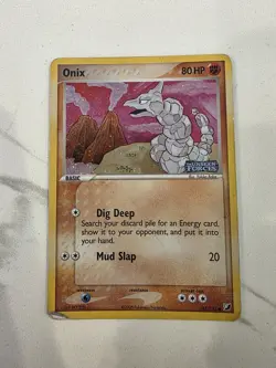 Pokemon ONIX 65/115 Stamped Reverse Holo Unseen Forces - MP - Image 1