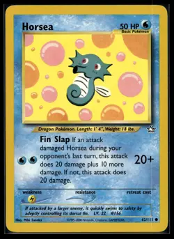 Horsea 62/111 - Neo Genesis - Pokemon Card Mint - Image 1
