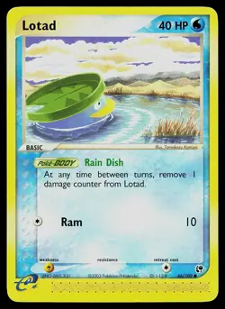 Pokemon Card Sandstorm Lotad 66/100 Common - Image 1