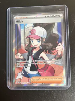 Pokemon TCG Trainer Hilda Ultra Rare White Flare #164/86 - Image 1
