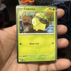 Chikorita MEP 069 - NM Pokemon Mega Evolution Perfect Order Holo Promo - Image 2