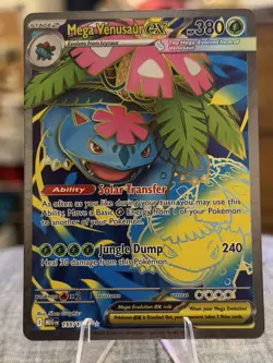 Pokemon TCG - Mega Venusaur EX 155/132 Mega Evolution - NEAR MINT - Image 1