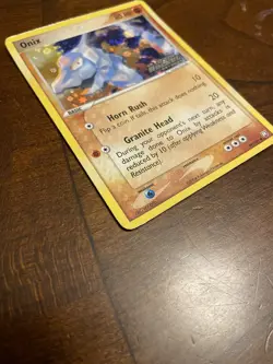 Onix 69/109 Stamped Holo Ex Team Rocket Returns Pokemon 2004 Moderate Play MP - Image 2