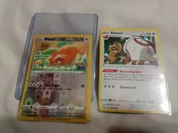 Pokemon Go Reverse Holo Bidoof Ditto 053/078 059/078 - Image 2