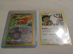Pokemon Go Reverse Holo Bidoof Ditto 053/078 059/078 - Image 3