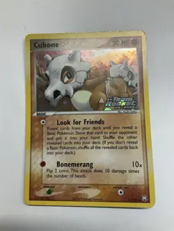 Pokemon Cubone 51/109 EX Team Rocket Returns Stamped - Image 1