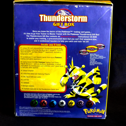 Pokemon Thunderstorm Gift Box Opened NEAR COMPLETE W/3 SEALED Boosters + FS Deck 742818062237 - Image 4