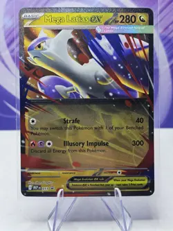 Pokemon Maga Latias ex MEP011 MEP Black Star Promos NM - Image 1