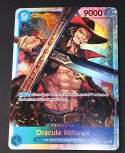Dracule Mihawk OP01-070 SR One Piece Romance Dawn english - Image 1