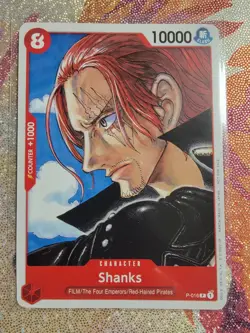 Shanks P-016 Film Red Promotion Set One Piece TCG NM - Image 1