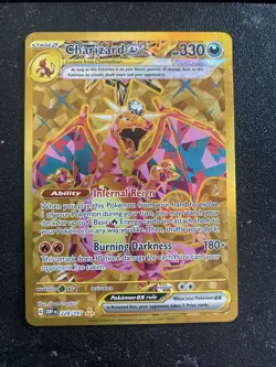 Charizard EX 228/197 SV3 Obsidian Flames Gold Hyper Rare Pokemon 2023 - Image 1