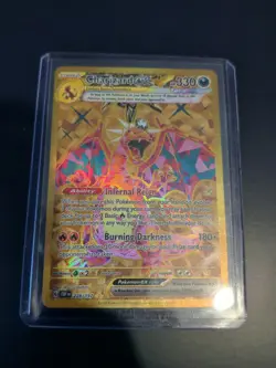Charizard EX 228/197 SV3 Obsidian Flames Gold Hyper Rare Pokemon 2023 - Image 1