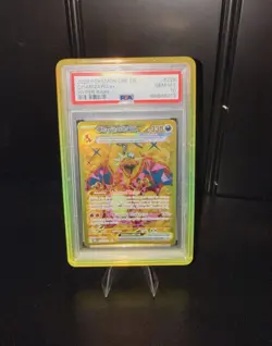 2023 Pokemon SV Obsidian Flames Charizard ex Gold Hyper Rare 228/197 PSA 10 MC10 - Image 1