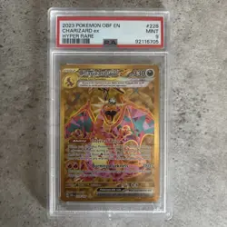 2023 Pokemon OBF EN Charizard EX Hyper Rare 228/197 PSA 9 - Image 1
