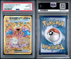 2023 Pokemon SV Obsidian Flames OBF EN Charizard ex #228/197 PSA 10 - Image 3